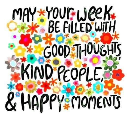 Happy Monday! Wishing you a wonderful week ahead! ❤️