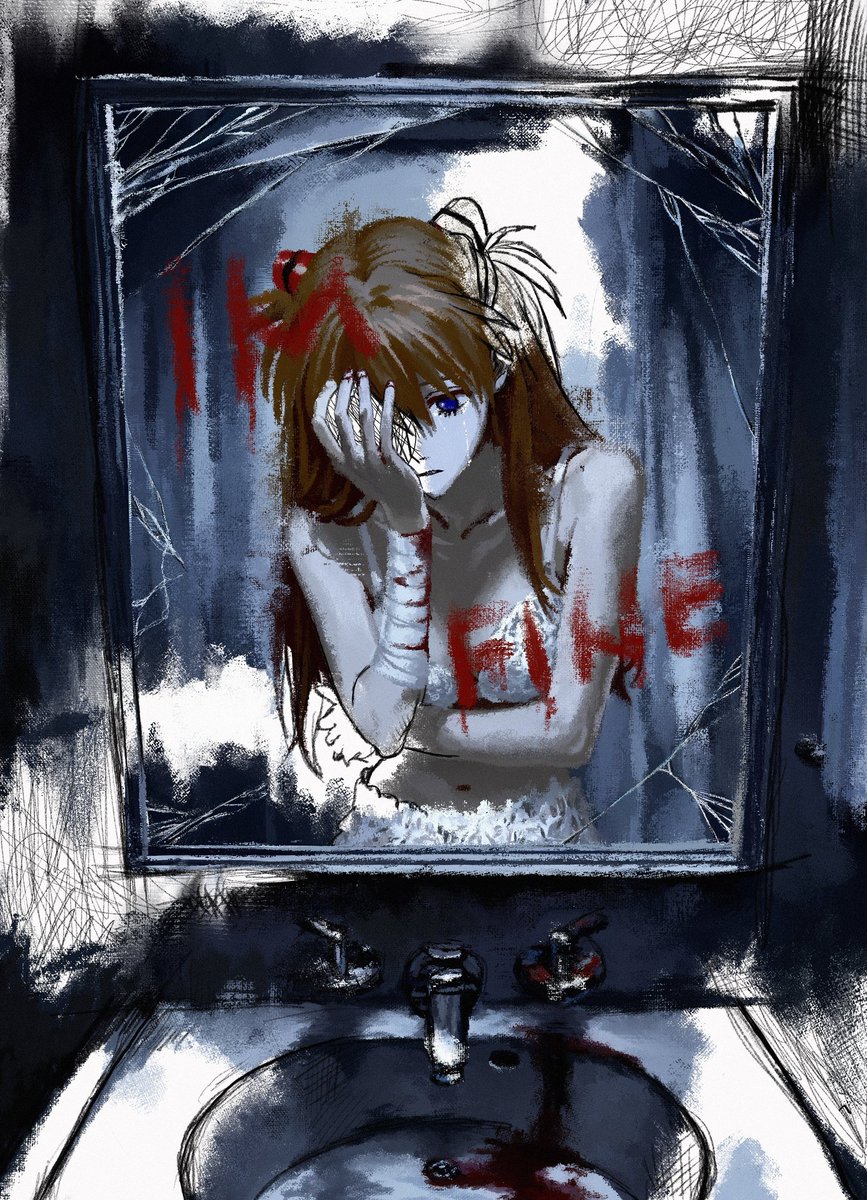 acidl1fe's tweet photo. #art #evangelion #aska #anime https://t.co/9sKHhyNSAu