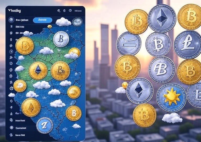 Bullish or bearish? 🌞🌧️ VTrading’s AI forecasts market moves with precision. What’s your crypto weather prediction? #VTrading #CryptoTrading