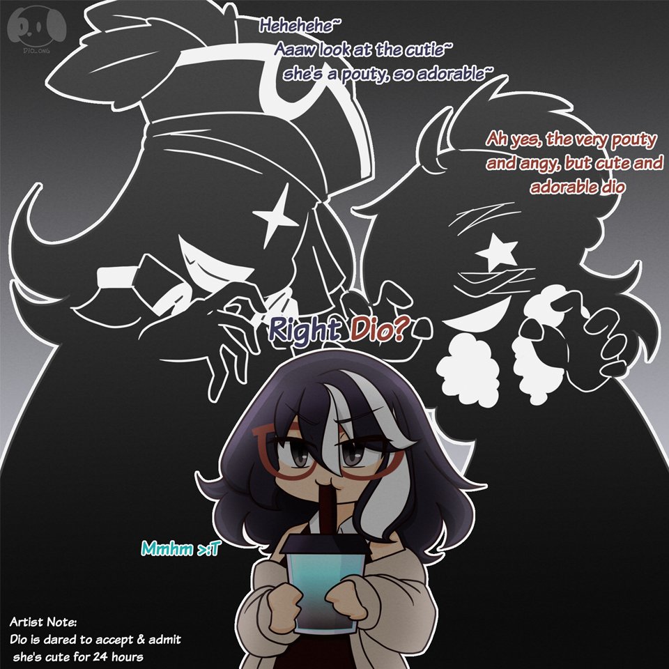 Been having a creative block, so I've been doodling and drawing for fun. Here's one based on a truth or dare game some homies and I did in VRChat... No, not cute :T #vtuber #art #doodle #chibi #ArtistOnTwitter #FluffsOfArt