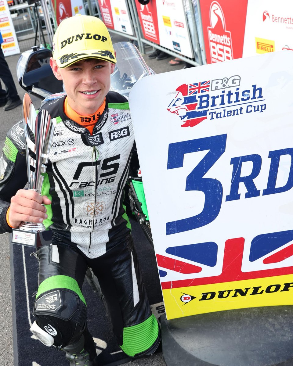 Tricky weekend @BritTalentCup <a href="/OfficialBSB/">British Superbike Championship</a> <a href="/thruxtonracing/">Thruxton Circuit</a>. Qualifying had real trouble with bike not handling. Finished p12 . Team found the problem! 🙏  Race 1 I battled through to 3rd. Race 2 another tough battle from 6th but pleased I finished 2nd. Great job by my team 👏