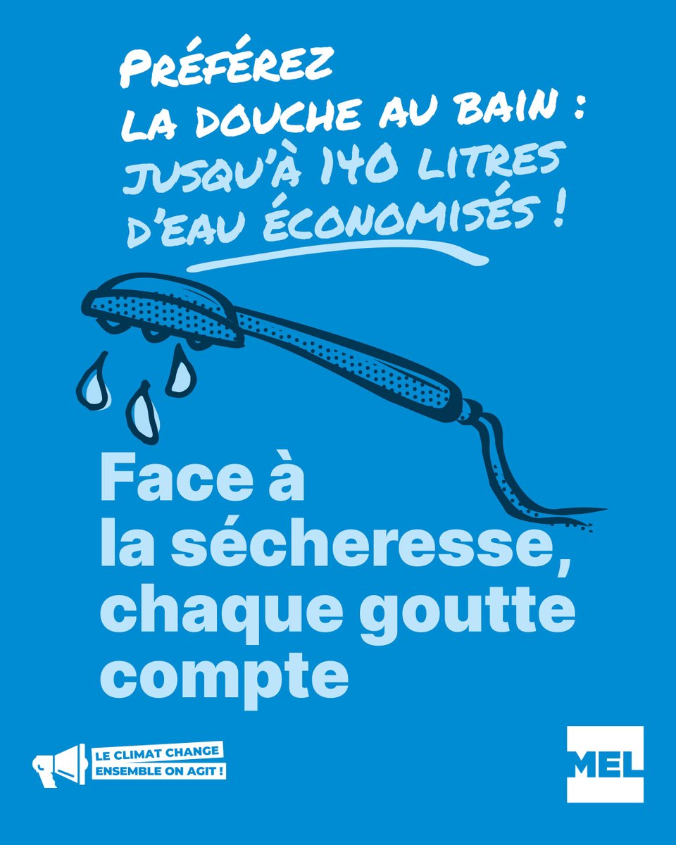 Métropole Européenne de Lille (@metropolelille) on Twitter photo 💧 Le territoire métropolitain est en vigilance sécheresse. Tous les usagers sont invités à réduire leurs consommations d’eau.
🤝 Ensemble, préservons la ressource en eau !
🔎 Découvrez nos éco-gestes ici : lillemetropole.fr/economiser-les… 💧 Le territoire métropolitain est en vigilance sécheresse. Tous les usagers sont invités à réduire leurs consommations d’eau.
🤝 Ensemble, préservons la ressource en eau !
🔎 Découvrez nos éco-gestes ici : lillemetropole.fr/economiser-les…