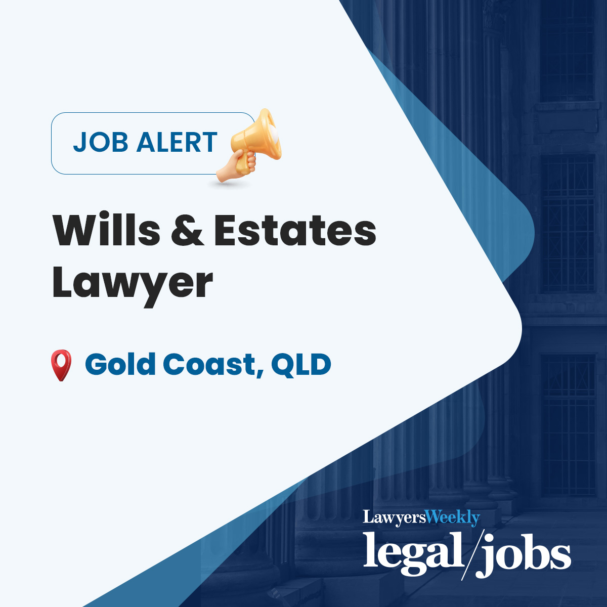 Job alert: 

Litigation Partner - bit.ly/47pVqnX 
Body Corporate Lawyer - bit.ly/45sd08p 
Property Lawyer | 1–3+ PAE | Major Projects &amp; Development - bit.ly/4maYVn5 
Wills &amp; Estates Lawyer - bit.ly/47oHN8B 
⠀
Apply now!