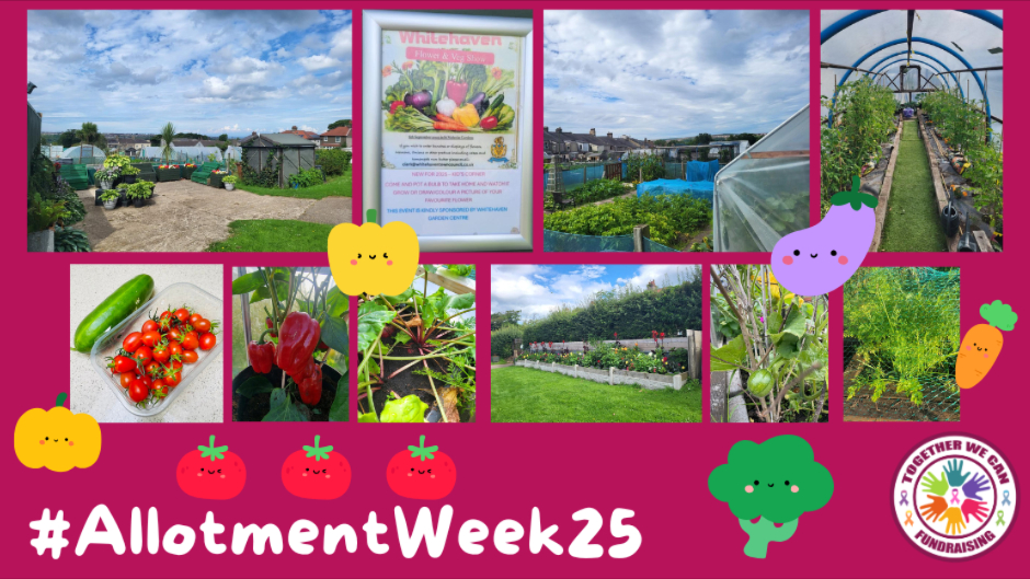 Today marks the start of Allotment week! 

This year’s theme is Allotments and Wellbeing - emphasises how allotments help boost physical, mental, and nutritional health. 

#AllotmentWeek #Grow #Wellbeing

🌽 🥕 🍅 🥔 🍆 🍄