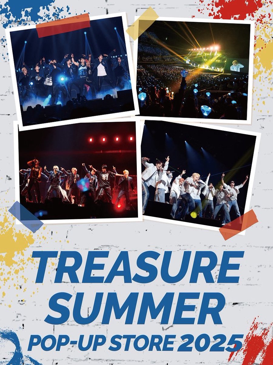 yg_treasure_jp's tweet photo. [💎] #TREASURE_INFO

🌻˖° ┈┈┈┈┈┈┈┈┈┈┈┈
　　𝐓𝐑𝐄𝐀𝐒𝐔𝐑𝐄 𝐒𝐔𝐌𝐌𝐄𝐑
　　𝐏𝐎𝐏-𝐔𝐏 𝐒𝐓𝐎𝐑𝐄 𝟐𝟎𝟐𝟓
   ┈┈┈┈┈┈┈┈┈┈┈┈ °˖🍉

大好評につき『TREASURE×COIN PARKING DELIVERY』コラボレーションGOODSや
『MEMORIES OF SPECIAL MOMENT POP-UP STORE』GOODSを
一部数量限定で追加販売中♪

この機会をお見逃しなく👀✨

✦東京会場 開催情報✦ ＜本日最終日＞
📍SHIBUYA109 SHIBUYA B1F / DISP!!!
📅8/5(火)～8/11(月)
🕐10:00～21:00

✦大阪会場 開催情報✦
📍阪急うめだ本店3F / BEYOND WORLD イベントスペース1 
📅8/6(水)～8/12(火)
🕐10:00～20:00 ※混雑時最終入場時間 19:45

🔗詳細はこちら
https://t.co/pTgTW1o5Gh

#TREASURE #트레저 #YG #SUMMER