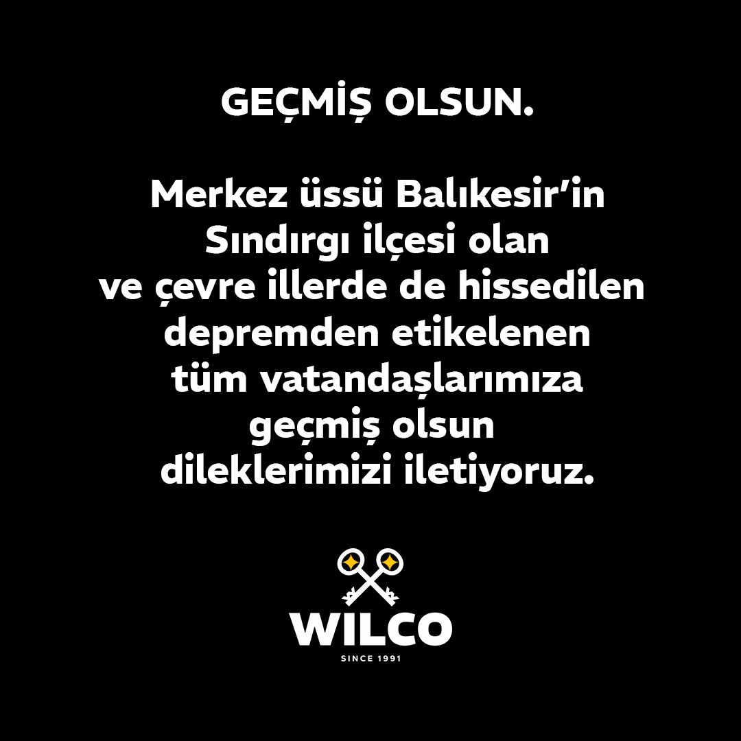 GEÇMİŞ OLSUN.
Merkez üssü Balıkesir’in Sındırgı ilçesi olan ve çevre illerde de hissedilen depremden etikelenen tüm vatandaşlarımıza geçmiş olsun dileklerimizi iletiyoruz.