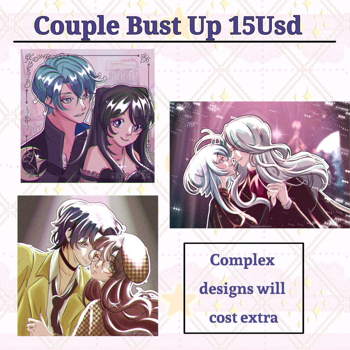 Opening four commission slots
20% discount for returning customers 
Note: speed depends it can take 2 days upwards to a month because I have a lot going on
