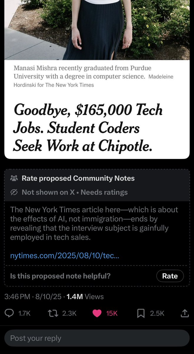 elonmusk's tweet image. Community Notee ftw 😂