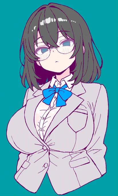 落書き性癖女OC クラスに一人はいる地味眼鏡ちゃん