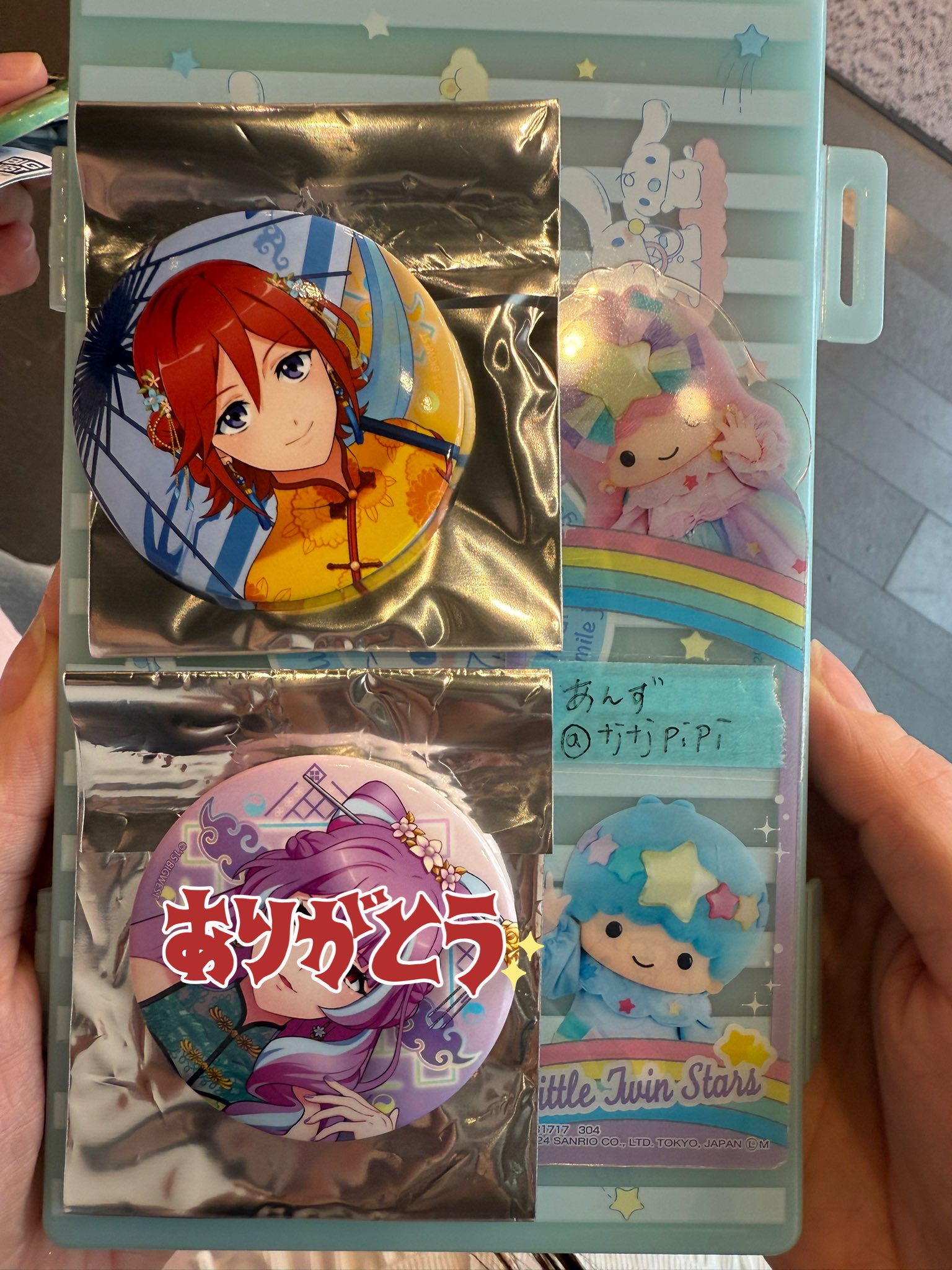 マクロス　デカルチャイナタウン缶バッジ　グッズ購入特典ポストカードコンプセット マクロス デカルチャイナタウン 購入特典ポストカード 全4種