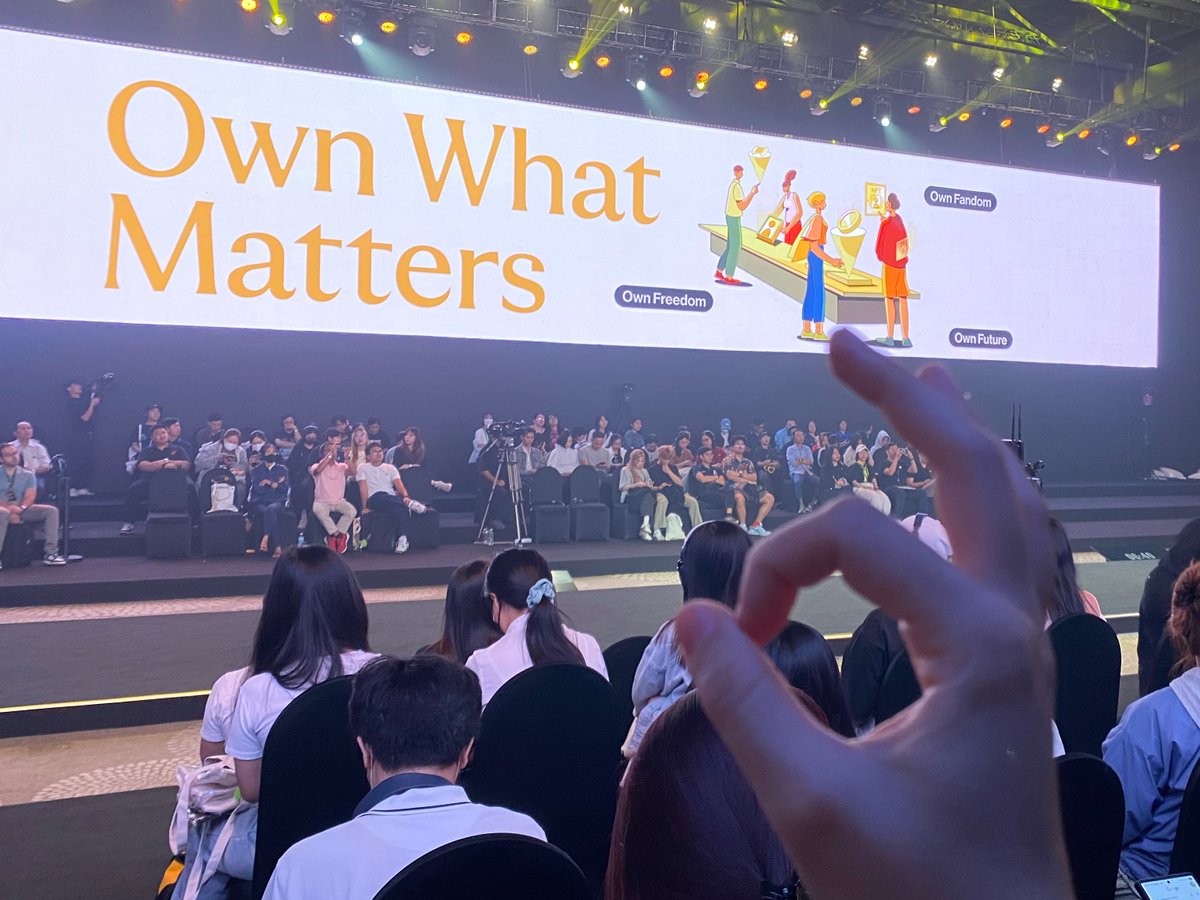 OWNxyz's tweet photo. Guess where $OWN went last weekend? 👀

Inspired by #OwnWhatMatters from @BuildOnViction, events like @Convictionvn are exactly what we need to spread the $OWN spirit
As @LeHuuQuangVinh said, “Build with Conviction, Scale with Vision.” And remember, $OWN is a quiet Conviction.

#OWN #OwnWhatMatters