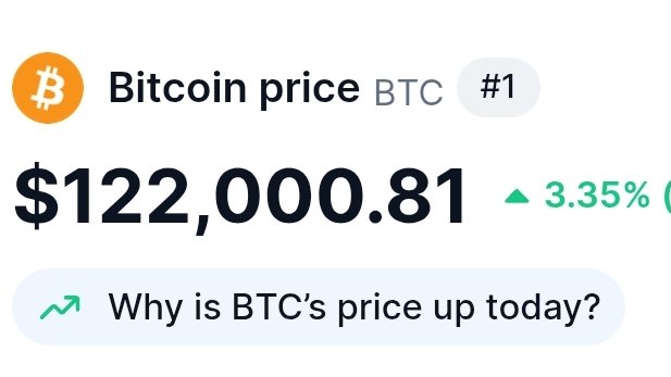 GM Fam 🌞 what a beautifull monday morning, BTC reach 122k 🥳 at the same time TONION stay at nearly 30k MC😎