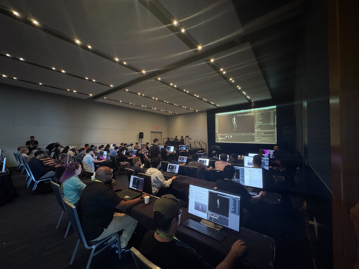 A strong start to #SIGGRAPH2025. 💪

Here’s what’s coming up tomorrow — don’t miss it:

🥽 Apple Vision Pro Hands-on-Trainings
🎤 NVIDIA Research Special Address

Explore lineup: nvda.ws/3J9zHqv