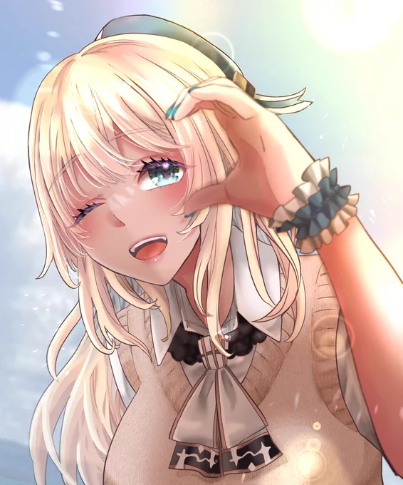 黒ギャル愛宕さん 本当はハートの日の昨日に間に合わせたかった…_:('ཀ`」 ∠):