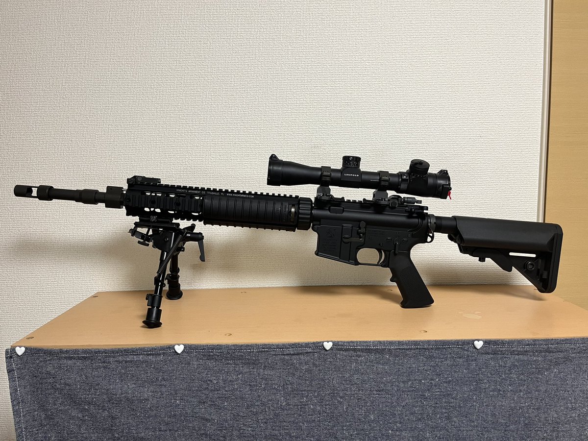 iberuo's tweet photo. GHK鍛造mk12 mod.1
色んな刻印がいちいちカッコいい。
箱出しで炭酸作動させると破損しそうな所ばかりが目立つ。いじるの大好きな人向きの銃。これからは鍛造厳しそうなので貴重になるかもw
#GHK鍛造
#mk12mod1 https://t.co/WB24DCnuCl