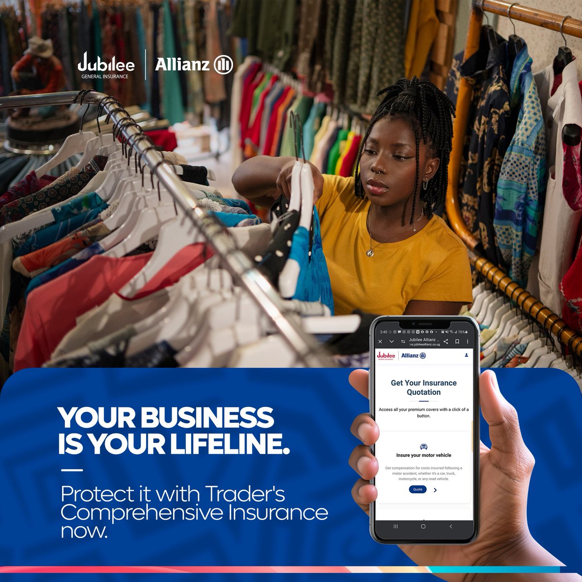 With Trader's Comprehensive Insurance policy, your business assets, goods and employees are fully protected incase of any unexpected accident.

To insure your business with our Trader's Comprehensive Insurance Plan call us on 0414311701

#businessinsurance