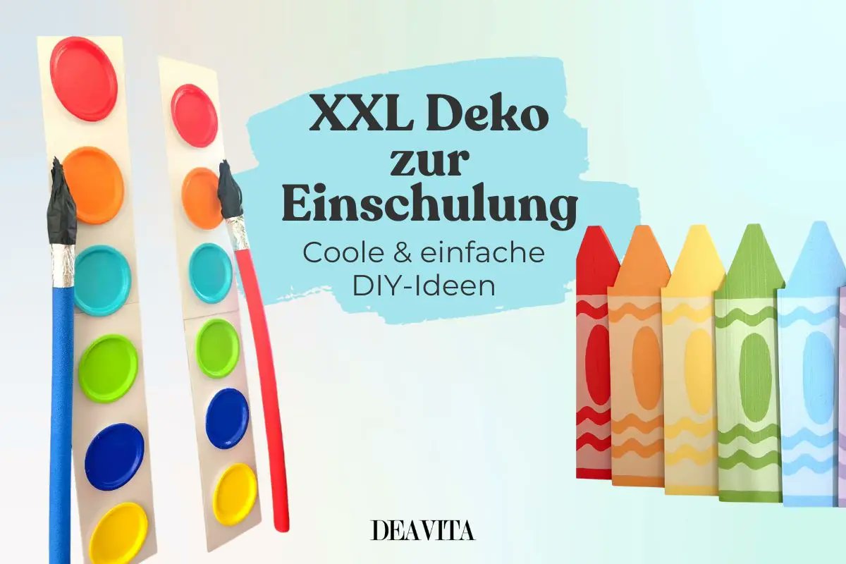 deavitacom's tweet image. So feiert man richtig! Wie Sie XXL Deko zur #Einschulung selber machen können
Bald beginnt für alle das neue Schuljahr und für viele auch die allererste Klasse. Zeit, über die passende #Deko nachzudenken!
#DIY
deavita.com/bastelideen/xx…