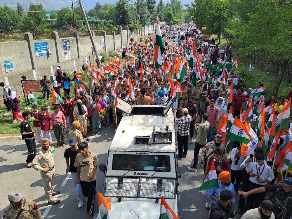 SrinagarM's tweet photo. Tiranga rally in Tral
#tirangayatra2025 https://t.co/gYWhNXRP8v