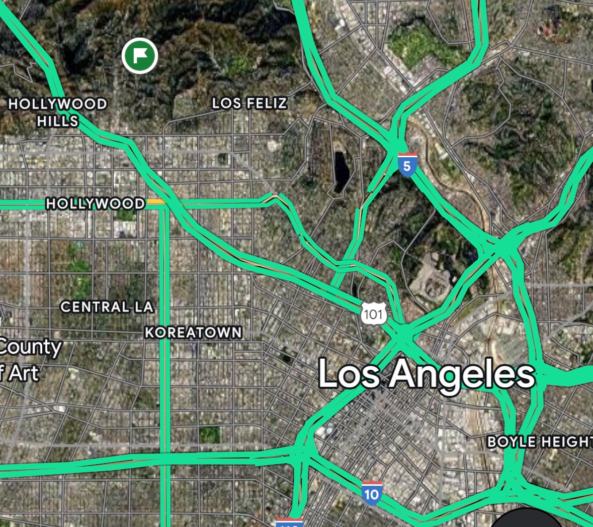 loganlosang's tweet photo. Luckily traffic is light heading into DTLA https://t.co/591yz2hmUi