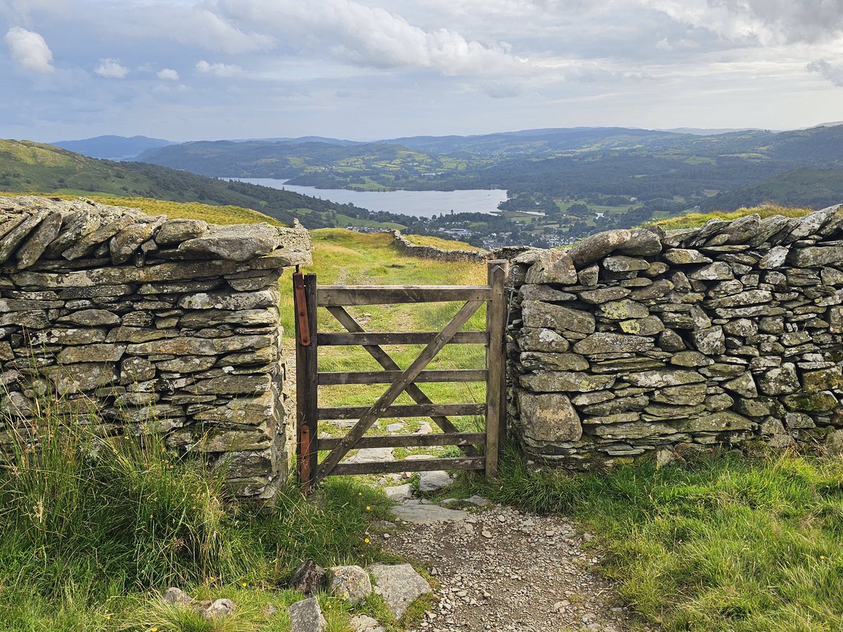 vixster1968's tweet photo. Glorious Cumbrian views from a gathering of gorgeous gates https://t.co/aBVw5YeStJ