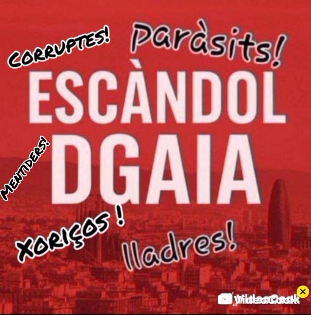 11-8-2025
Seguiu sense saber on han anat a parar aquests diners, <a href="/socialistes_cat/">Socialistes PSC/❤</a>, <a href="/Esquerra_ERC/">Esquerra Republicana</a> , <a href="/JuntsXCat/">Junts per Catalunya🎗</a>, <a href="/SomComuns/">Comuns</a>, <a href="/cupnacional/">CUP Països Catalans</a>? O precisament sí que ho sabeu i ho voleu tapar? No, jo us ho aniré recordant, perquè els vostres possibles votants ho tinguin present.