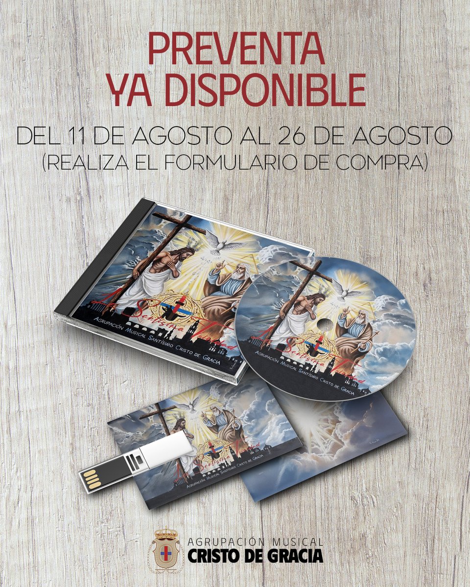 💿 𝐏𝐑𝐄𝐕𝐄𝐍𝐓𝐀 LA SANTÍSIMA TRINIDAD

𝐷𝑒𝑙 𝟷𝟷 𝑎𝑙 𝟸𝟼 𝑑𝑒 𝐴𝑔𝑜𝑠𝑡𝑜 

P.V.P: 𝟏𝟐€

🎁 ¡¡Incluye 𝐂𝐨𝐧𝐭𝐞𝐧𝐢𝐝𝐨 𝐞𝐱𝐜𝐥𝐮𝐬𝐢𝐯𝐨!!

Rellena el siguiente 𝐅𝐨𝐫𝐦𝐮𝐥𝐚𝐫𝐢𝐨 

👉🏼 forms.gle/rjCQoN2yMZqyDh…

¡𝐍𝐎 𝐓𝐄 𝐐𝐔𝐄𝐃𝐄𝐒 𝐒𝐈𝐍 𝐄́𝐋!

#LST2025