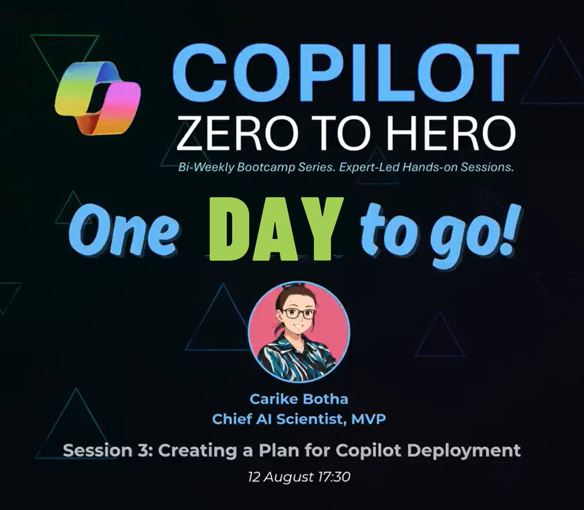 Tracy van der Schyff #Copilot #MVP tweet media