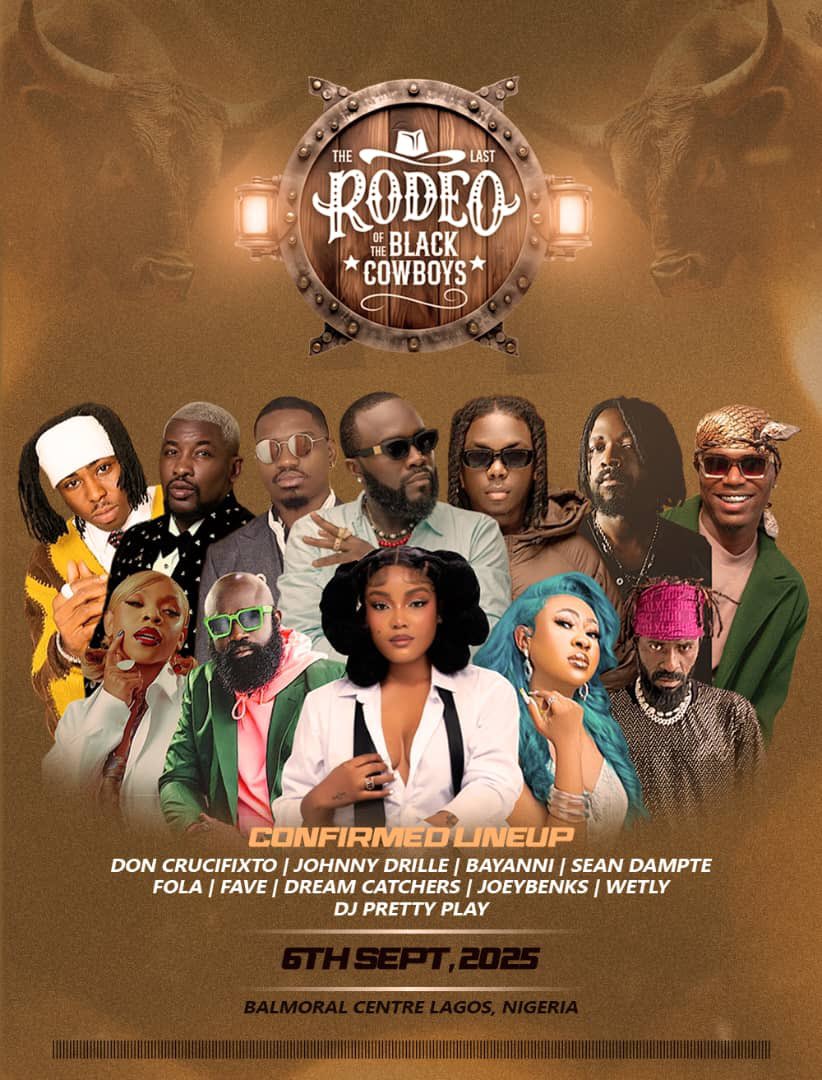 PurelyMide's tweet photo. -@DonCrucifixto’s THE LAST RODEO OF THE BLACK COWBOYS

Get ready for a night of fire performances and unforgettable energy as Don Crucifixto Entertainment, in conjunction with Life Is Us, presents:

🔥The Last Rodeo of the Black Cowboys🔥

🎫 https://t.co/IqkZcmKRJh https://t.co/SLKsS9ZD6d
