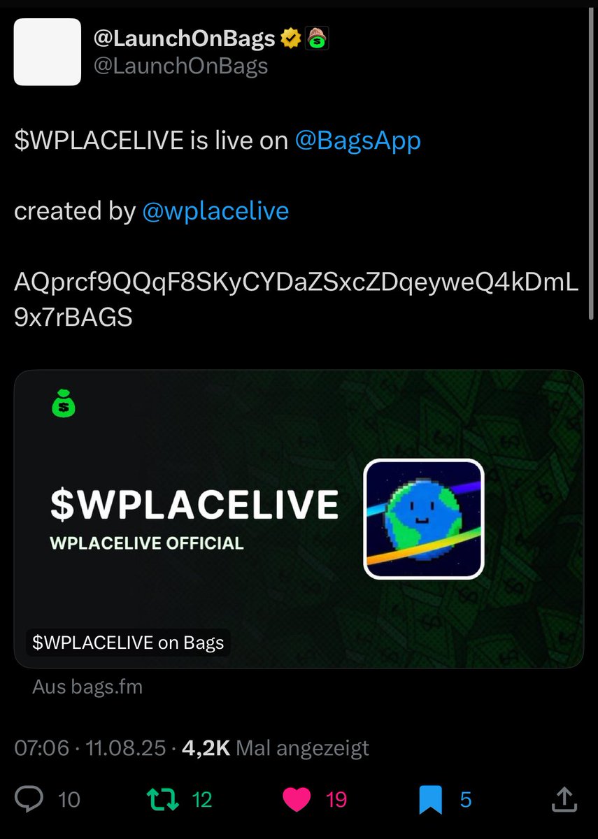 1S0LandADream's tweet photo. @wplacelive What about this ?

Did u launched your own because u saw the potential here ?

AQprcf9QQqF8SKyCYDaZSxcZDqeyweQ4kDmL9x7rBAGS

AQprcf9QQqF8SKyCYDaZSxcZDqeyweQ4kDmL9x7rBAGS https://t.co/JClv1UdzGr