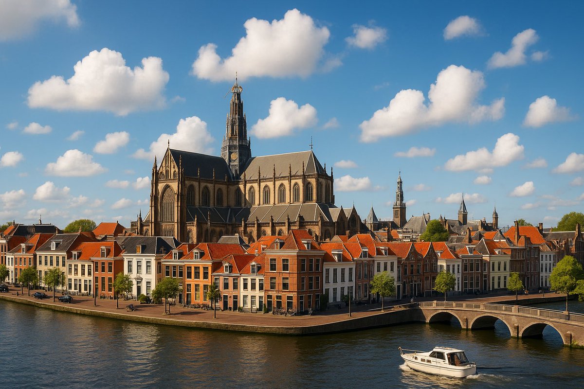 Goedemorgen Haarlemmers, het wordt een stralende dag, vanmiddag terrasje Grote Markt…