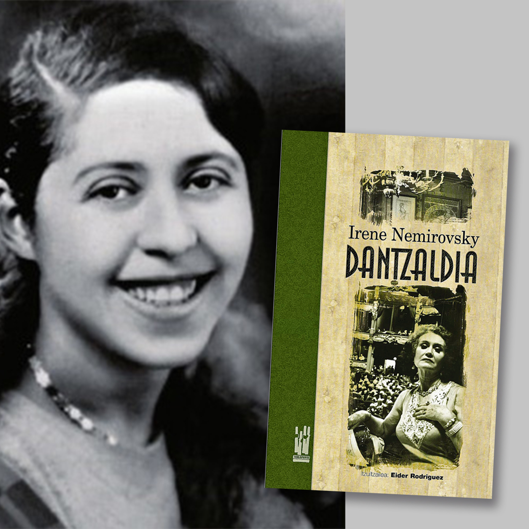 📅 Gaurko egunez, 1942an, hil zen Auschwitzen Irène Némirovsky judutar idazle ukrainarra.

📗1930ean, 'Le Bal' (Dantzaldia) eleberri laburrean neska nerabe baten ondoezak erretratatu zituen sakon bezain gordin. Liburuak arrakasta itzela izan zuen.

👉🏽 txalaparta.eus/eu/liburuak/da…