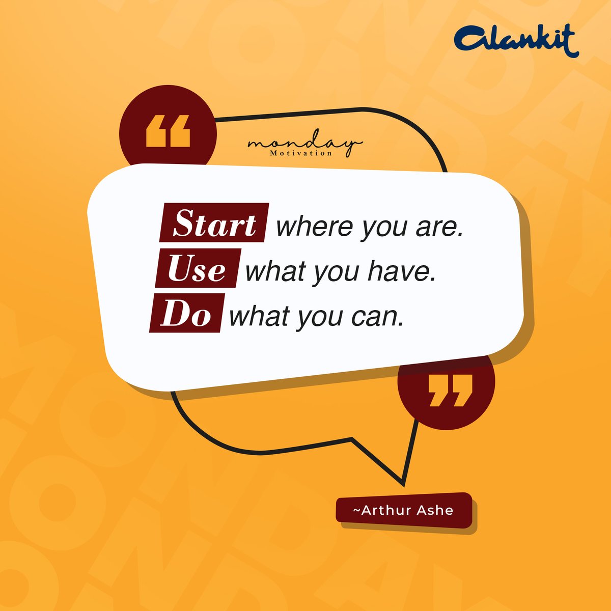 Alankit_Global's tweet photo. At Alankit, we believe in the philosophy that real progress happens when you begin from your current situation, make full use of your existing strengths and resources, and take deliberate actions every day to achieve your goals.
.
.
#MondayMotivation #AlankitGlobal #StartNow https://t.co/eX7CZr4XS9
