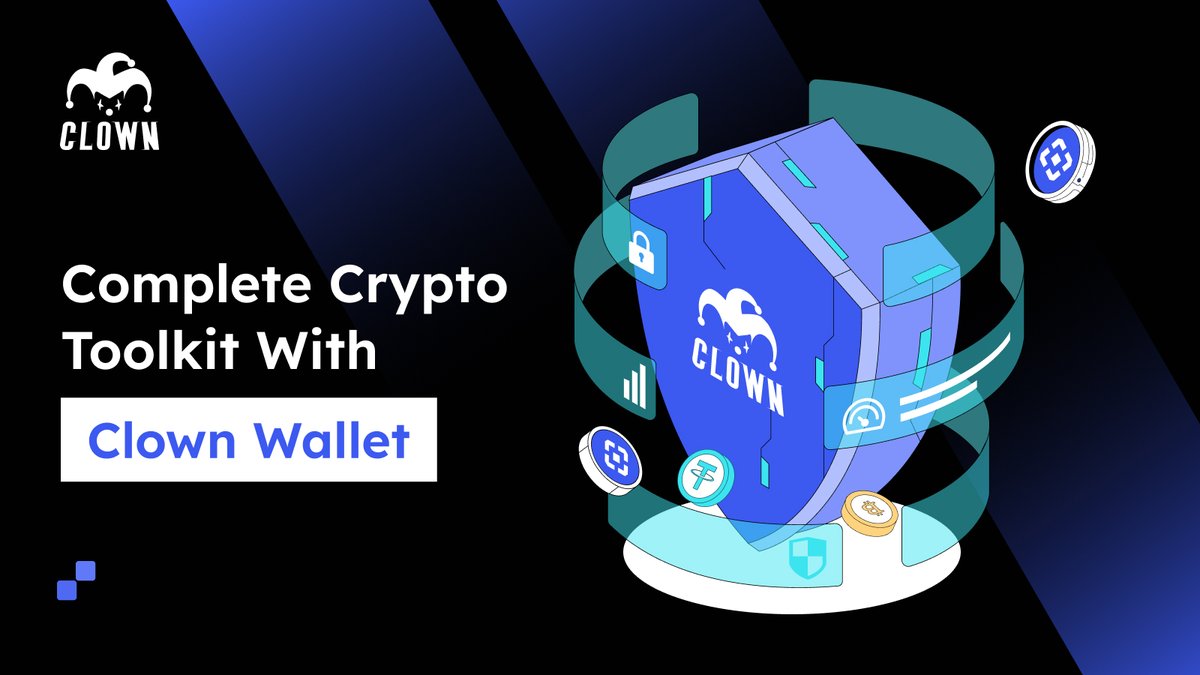 🔐 Your Crypto. Your Rules.
From secure login ✅ 
to encrypted storage 🛡️ 
to instant swaps ⚡ —Clown Wallet puts your entire crypto life in one sleek, powerful app.
No compromises. No clutter. Just pure control.
#CryptoWallet #ClownWallet #Web3