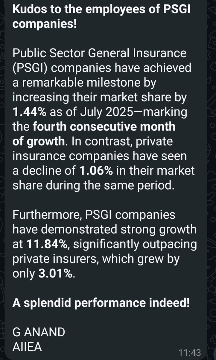 PSGICemployee's tweet photo. Even after this extraordinary achievement by PSGIC workforce, We still working on 36 months old salary

@DFS_India  @FinMinIndia not approving respectable wage revision affecting PSGIC workforce and their families

#gipsawagerevision https://t.co/Ut8FZk7xvo