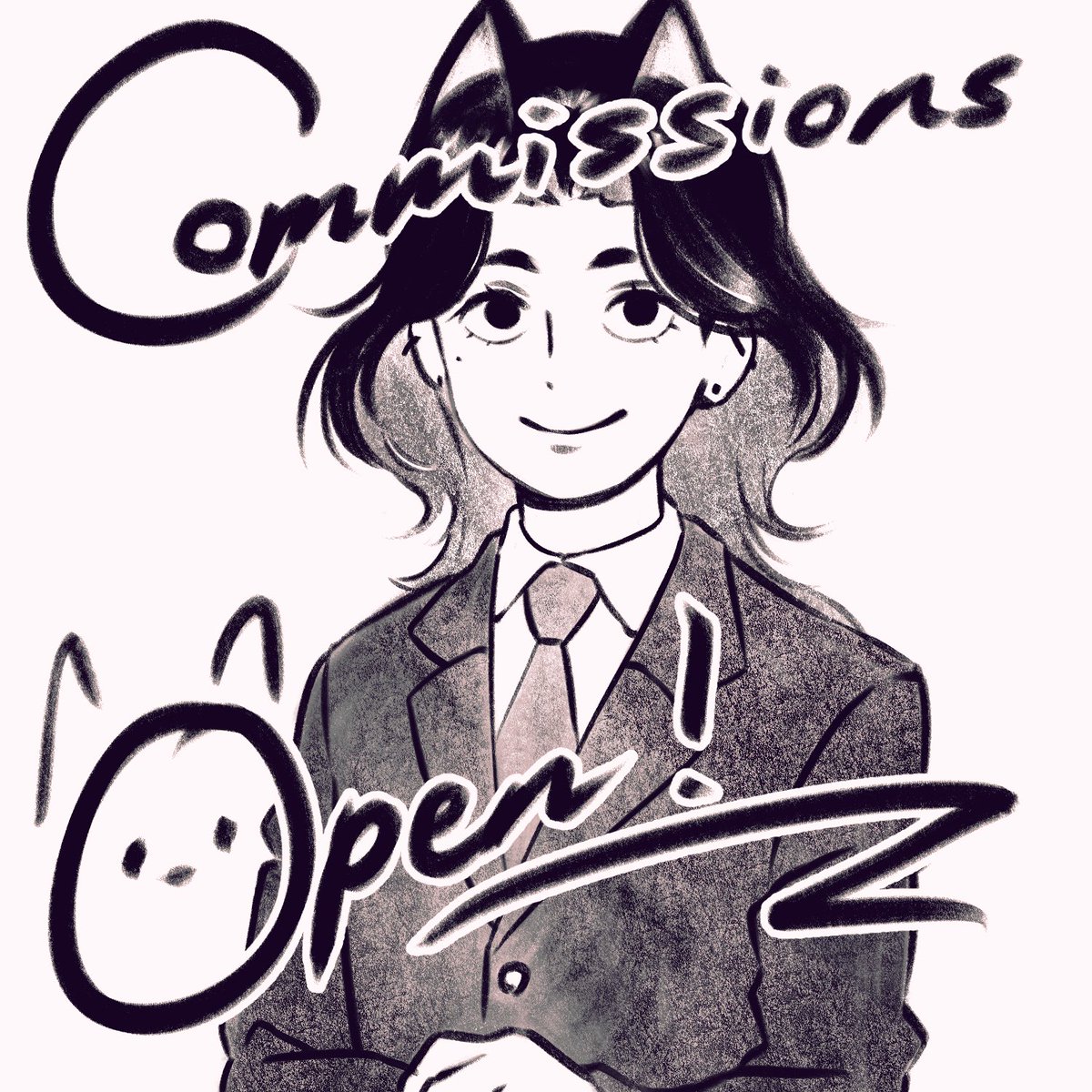 ChooKatten's tweet photo. Hi! I have comms open to fund a new P.C. since mine was stolen awhile ago, and my current laptop is starting to fade away.

I'm primarily selling Sketch Portraits for $20 USD since they're faster for me to do!

Venmo, CashApp, and Paypal are OK
Feel free to reach me through DM's! https://t.co/7TFETL8plv