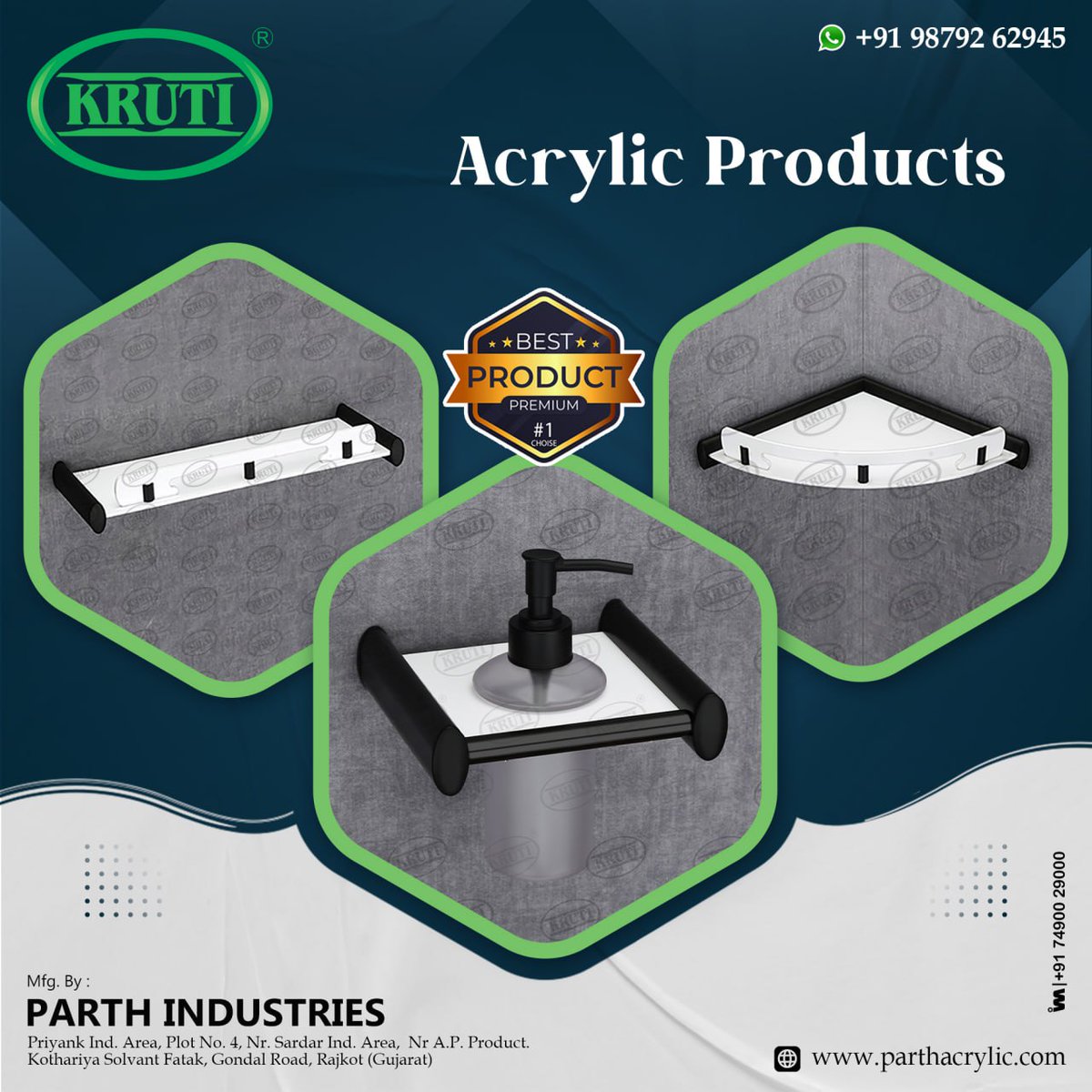 ibais_hardware's tweet photo. PARTH INDUSTRIES - RAJKOT

For enquiry via WhatsApp click:
https://t.co/nsCbc81i7L

Mr. Hiteshbhai Vasoya - +919879262945
#toothbrushholder #paperholder #napkinring #doublesoapdish #hardwarefitting #bathaccessories #architecture
.
@ibais_hardware https://t.co/AwhKwiLmAV