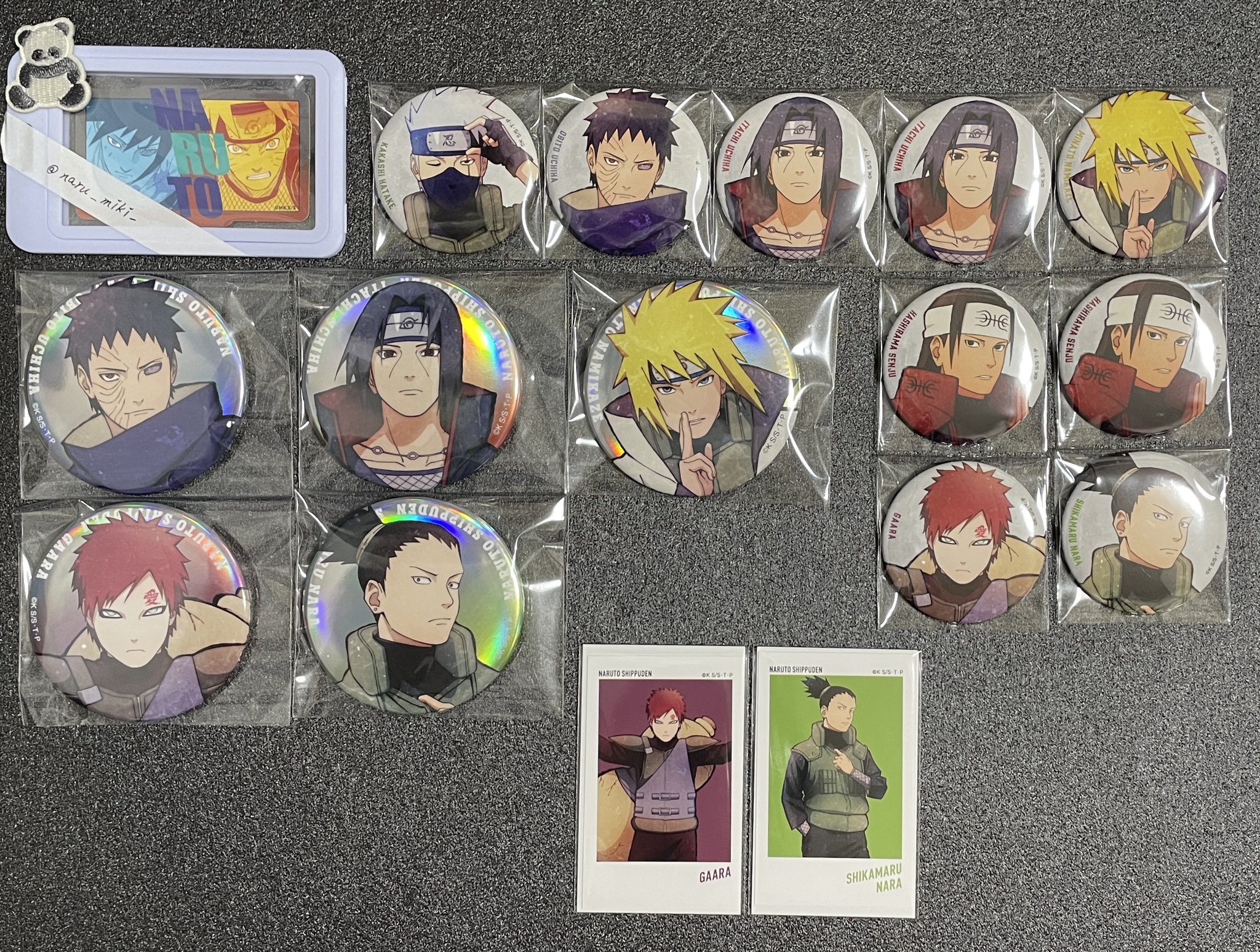 NARUTO base yard ベースヤード　缶バッジ　うちはサスケ　6個 ベースヤード NARUTO 缶バッジ うちはサスケ - メルカリ