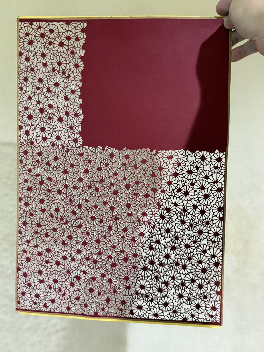 #切り絵 #花