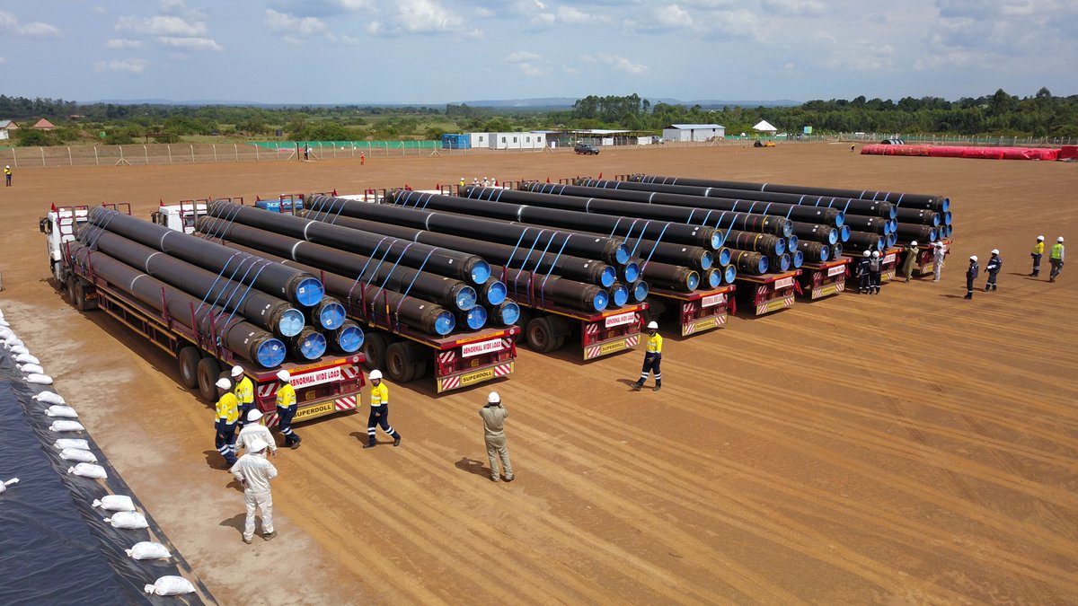 felastoryveep's tweet photo. #PipelineProgress
East African Crude Oil Pipeline reaches over 50% construction completion in 2025, with TotalEnergies leading plans despite environmental opposition. #EACOP #Oil #AfricaDevelopment https://t.co/qoLacrW3eT