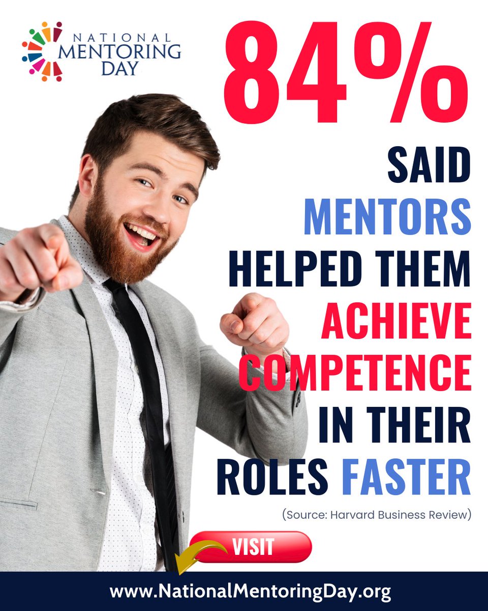 National Mentoring Day (@nmdglobal) on Twitter photo Want to accelerate performance, not just tick the training box?
According to <a href="/Harvard/">Harvard University</a> Business Review, 84% of professionals said that having a mentor helped them gain confidence and competence faster in their roles.
In today’s fast-paced workplace, people don’t just need Want to accelerate performance, not just tick the training box?
According to <a href="/Harvard/">Harvard University</a> Business Review, 84% of professionals said that having a mentor helped them gain confidence and competence faster in their roles.
In today’s fast-paced workplace, people don’t just need