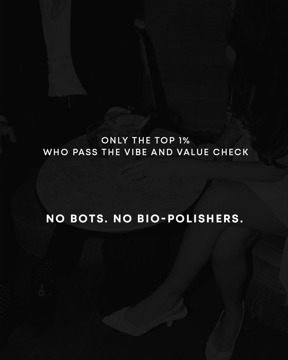 nonamesapp's tweet photo. The app where being accepted means something.
Vetted by creatives, founders, and Gen Z insiders.

Think you’re made for the inner circle?
Apply access through link in bio.

_

#nonames #nonamescommunity #moderndating #socialising #meetirl #makeplans #elitenetwork #explore #fyp https://t.co/ahFvUgFOEb