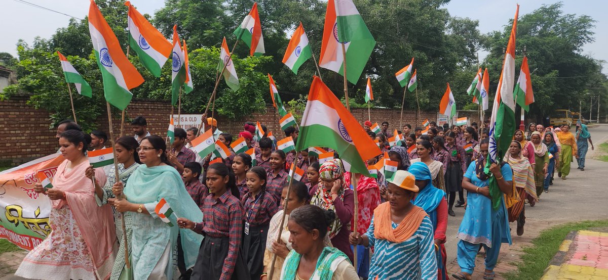 CB_Amritsar's tweet photo. The Tiranga is not just our flag, it is our identity. With the Paidal Yatra, the Cantonment Board Amritsar takes each step as a tribute to the nation, uniting hearts in the colours of courage, peace, and prosperity. #WalkForTheNation #HarGharTiranga
@pdde_wc @adgcantts_dgde https://t.co/K9Mm8V8x3R