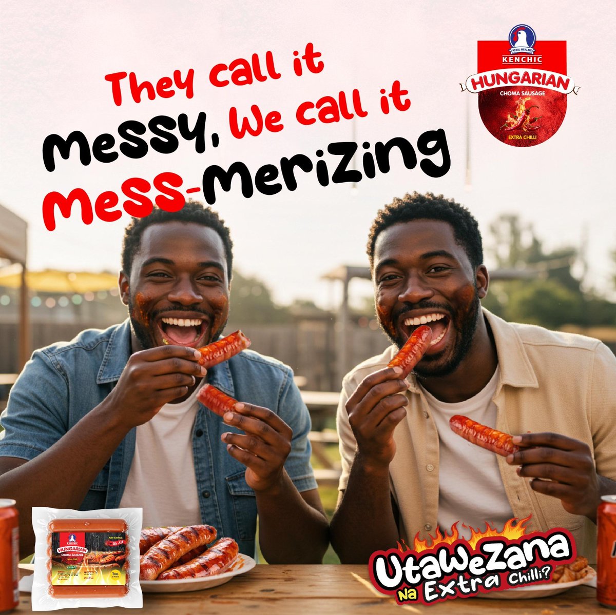 Table manners tumeachia wahenga. As long as Hungarian Extra chilli iko kwa meza, tunachangamkia vilivyo!

Have you had our Hungarian Extra Chilli yet? If not, you are missing out. Visit your local supermarket and grab a pack today!

#Utawezana? #HungarianExtraChilli