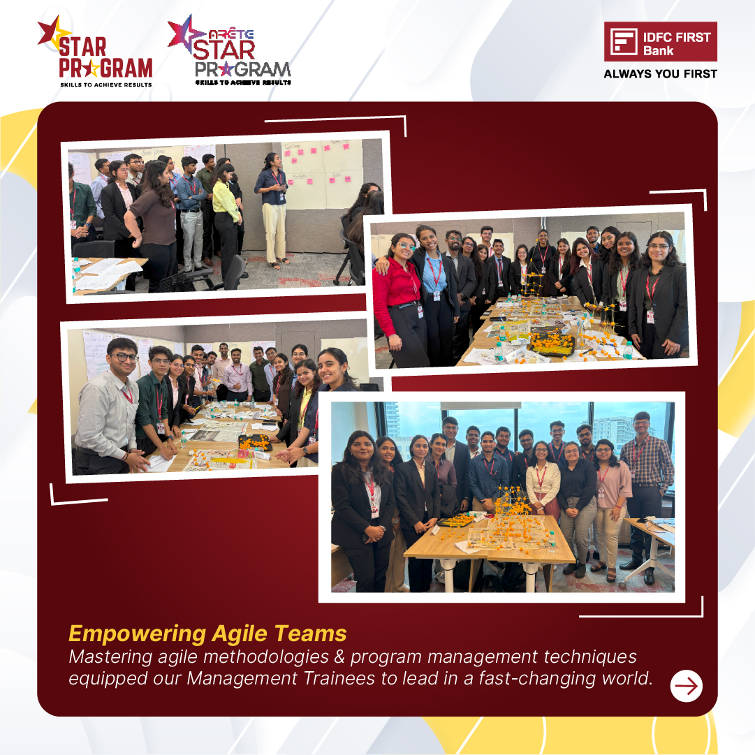 IDFCFIRSTBank's tweet photo. #IDFCFIRSTBank #AlwaysYouFirst #STAR #STARARรTE #MTOnboarding #ManagementTrainee #FutureReady #CareersatIDFCFIRSTBank #LifeatIDFCFIRSTBank #Growth #CampustoCorporate https://t.co/D1SWxgmySN