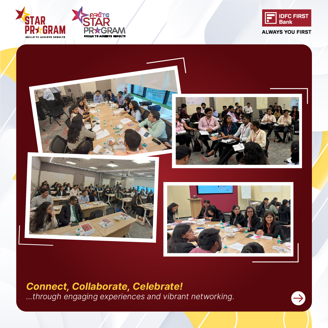 IDFCFIRSTBank's tweet photo. #IDFCFIRSTBank #AlwaysYouFirst #STAR #STARARรTE #MTOnboarding #ManagementTrainee #FutureReady #CareersatIDFCFIRSTBank #LifeatIDFCFIRSTBank #Growth #CampustoCorporate https://t.co/D1SWxgmySN