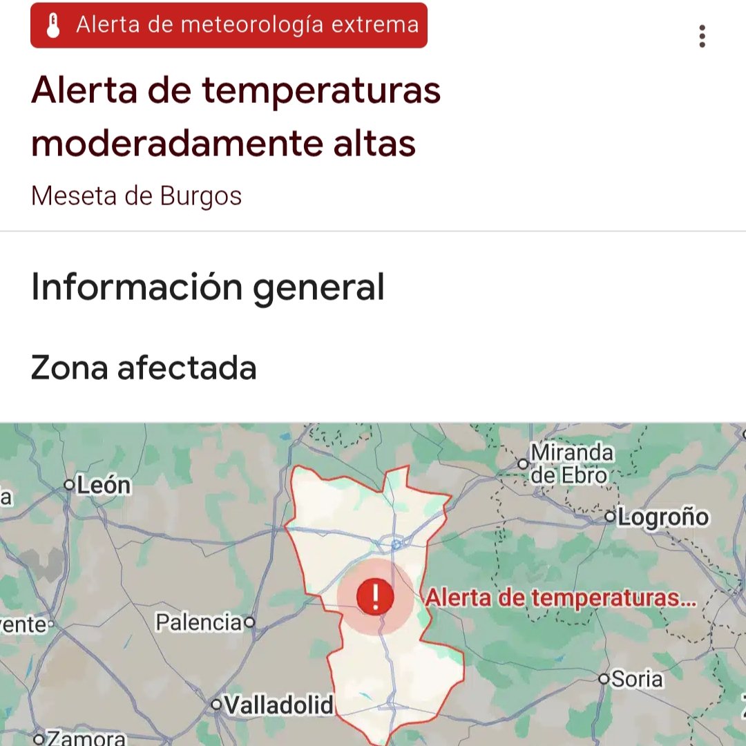 C.I.T. Sierra de Atapuerca - Oficina de Turismo (@citatapuerca) on Twitter photo Alerta calor:🌡️Hoy en #Atapuerca (#Burgos) se esperan 38° y en algunas localizaciones hasta 40°
@CITAtapuerca recomienda extremar precauciones:
🏡Evitar salir en horas centrales
🥤Beber líquido abundante
🪟Ventilar por la noche
🧓Vigilar a personas de riesgo
<a href="/112cyl/">112 Castilla y León</a> <a href="/jcyl/">Junta de Castilla y León</a> 🫠 Alerta calor:🌡️Hoy en #Atapuerca (#Burgos) se esperan 38° y en algunas localizaciones hasta 40°
@CITAtapuerca recomienda extremar precauciones:
🏡Evitar salir en horas centrales
🥤Beber líquido abundante
🪟Ventilar por la noche
🧓Vigilar a personas de riesgo
<a href="/112cyl/">112 Castilla y León</a> <a href="/jcyl/">Junta de Castilla y León</a> 🫠