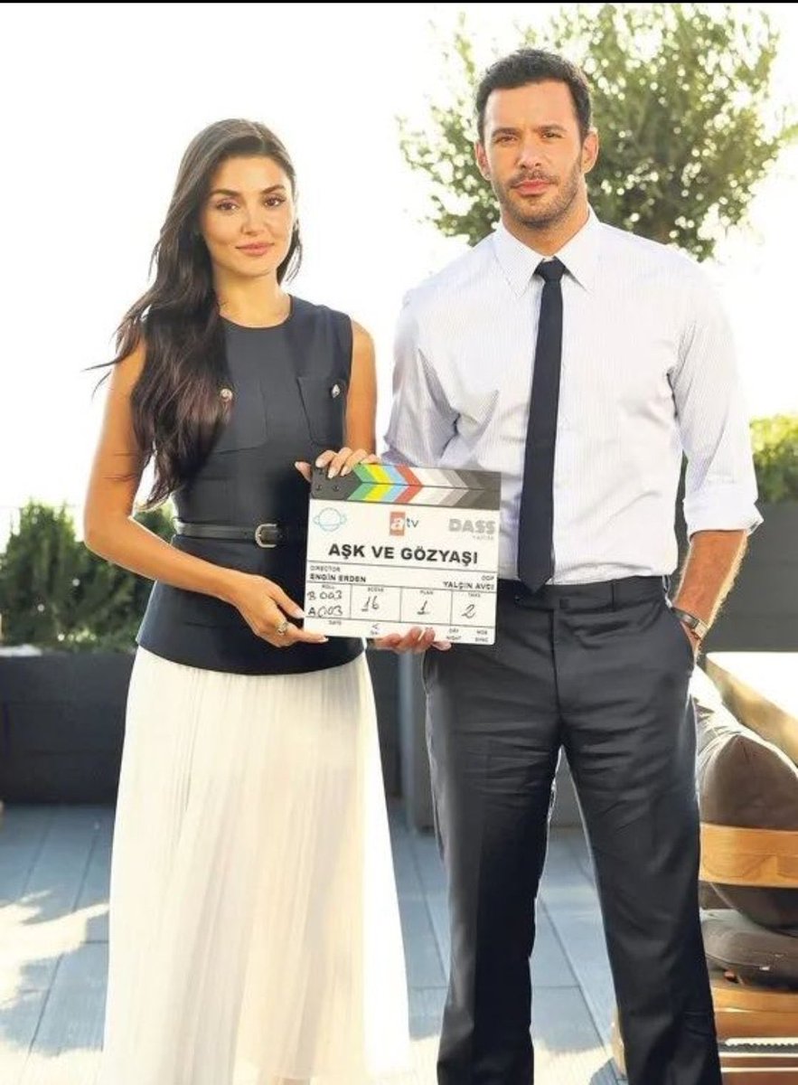 #AşkveGözyaşı
هاندا و باريش من انطلاق تصوير مسلسل حب و دموع