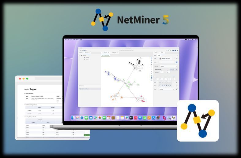 netminer's tweet image. NetMiner is now available on macOS.

Have you been using a virtual machine or another device just to run network analysis?
You can now perform network analysis, visualization, M/L, text analysis, and knowledge graph on macOS 11 or later (M1).

#macOS #SNA #SocialNetworkAnalysis