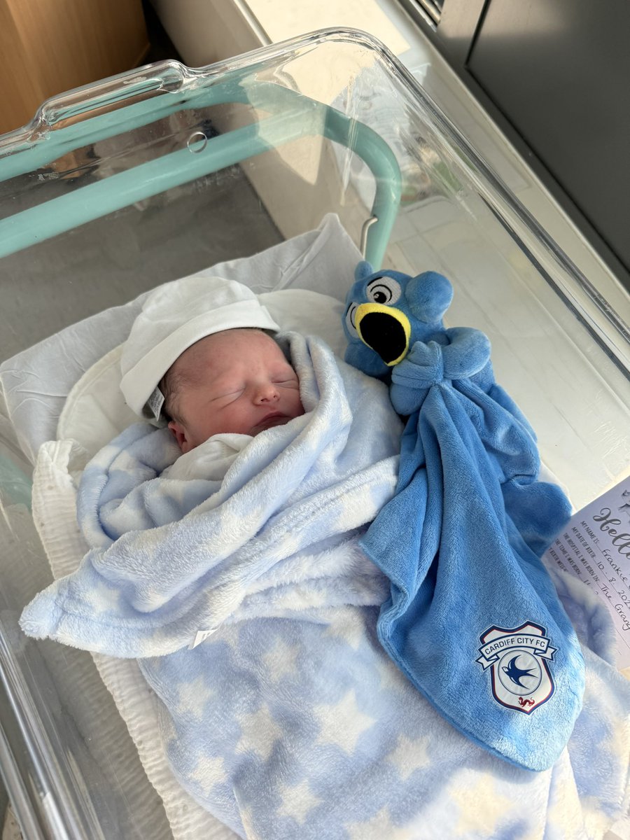 John Davies (@davies250395) on Twitter photo Welcome to the world the latest Bluebird and my first grandchild Frankie 💙
<a href="/CardiffCityFC/">Cardiff City FC</a> Welcome to the world the latest Bluebird and my first grandchild Frankie 💙
<a href="/CardiffCityFC/">Cardiff City FC</a>