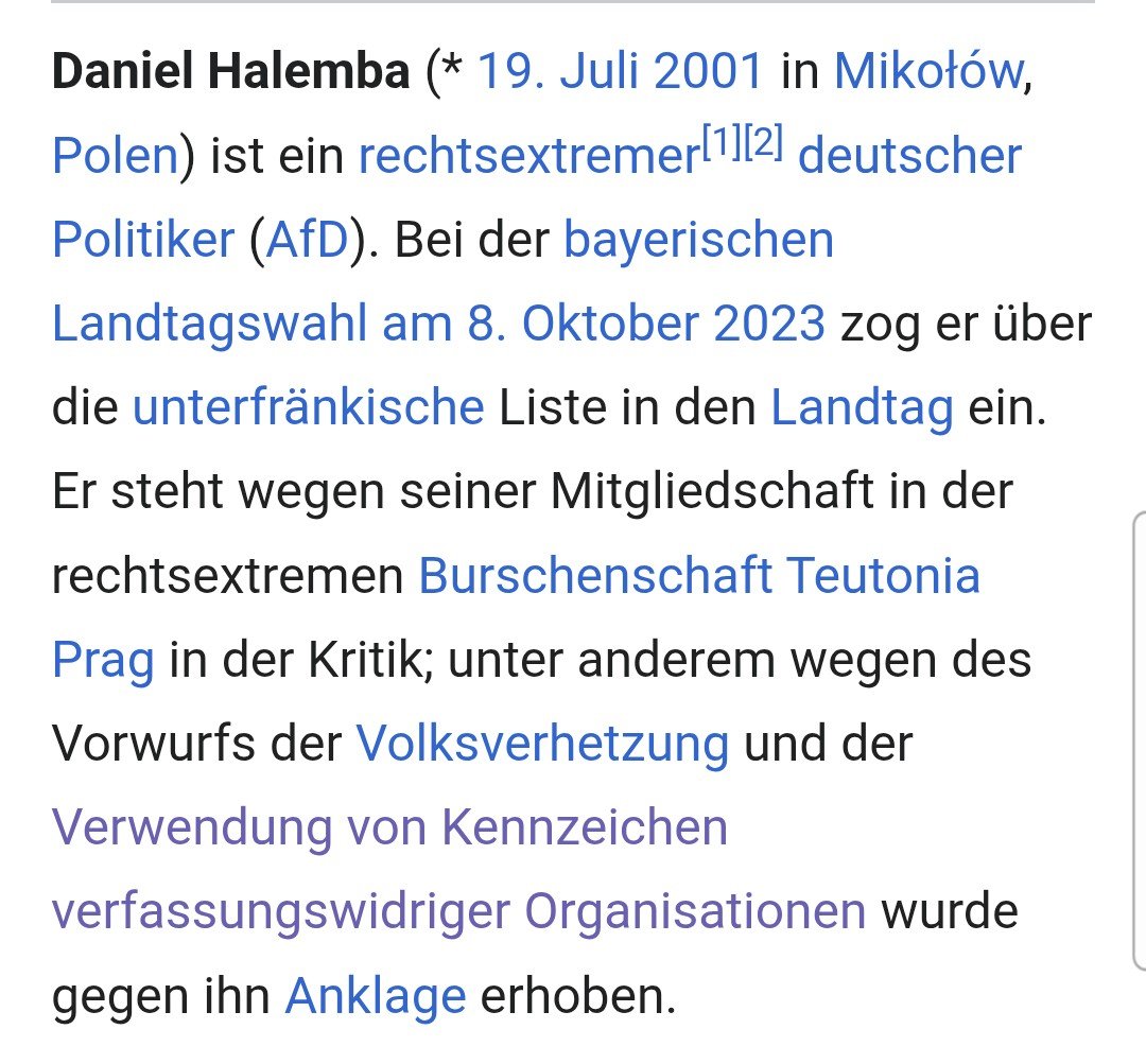 Erika Suttner-Kamp (@sukani123) on Twitter photo Daniel Halemba ist neu auf X.
Daniel Halemba verbreitet rassistischen Dreck.
Daniel Halemba ist die Antwort auf die Frage, was an der #AfD undemokratisch ist.
Daniel Halemba zeigt, wie die AfD tickt.
<a href="/halemba_daniel/">Daniel Halemba</a>
Faschisten lieben es!
Aber NUR Faschisten!
Der Rest muss 🤮🤮🤮 Daniel Halemba ist neu auf X.
Daniel Halemba verbreitet rassistischen Dreck.
Daniel Halemba ist die Antwort auf die Frage, was an der #AfD undemokratisch ist.
Daniel Halemba zeigt, wie die AfD tickt.
<a href="/halemba_daniel/">Daniel Halemba</a>
Faschisten lieben es!
Aber NUR Faschisten!
Der Rest muss 🤮🤮🤮